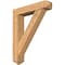 Ekena Millwork Traditional Arts and Crafts Smooth Bracket w/ Offset Brace, Western Red Cedar, 7 1/2"W x 36"D x 44"H BKT0806X36X44TRA03SWR - alternate 1